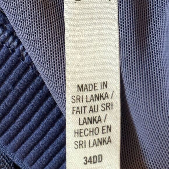 Victoria’s Secret X Knockout Sports Bra Purple/Black Zip Front. Size 34DD. - Picture 6 of 6